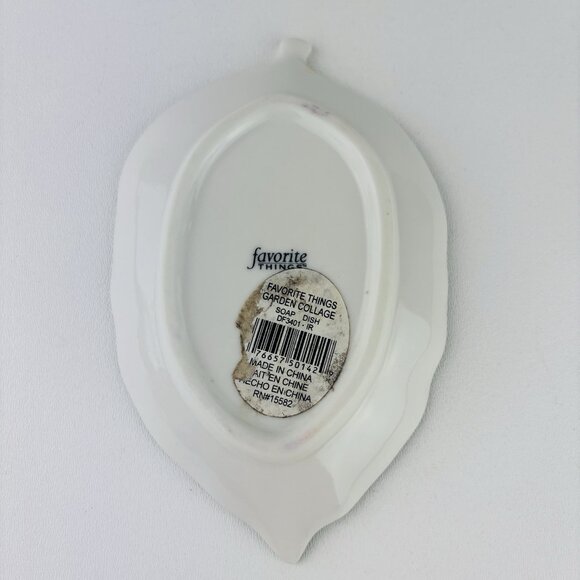 Favorite Things Green Dragonfly Porcelain Soap Dish Or Trinket Dish - Picture 3 of 7